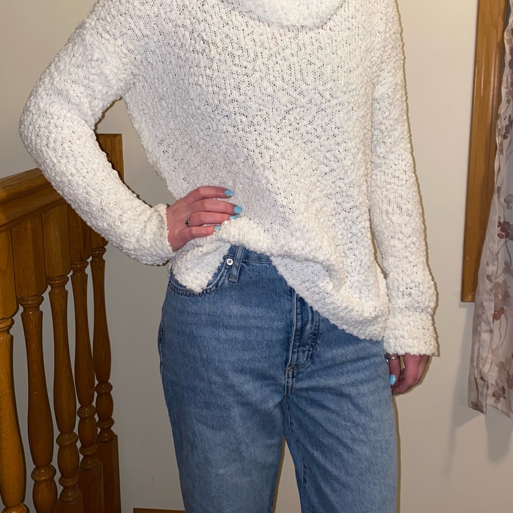 Cozy White Sweater